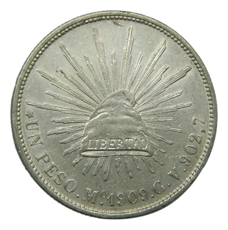 1906 GV - MEXICO - 1 PESO - PLATA