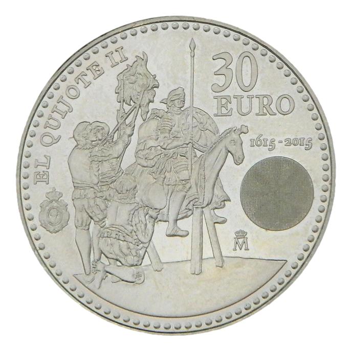 2015 - ESPAÑA - 30 EUROS - EL QUIJOTE II 