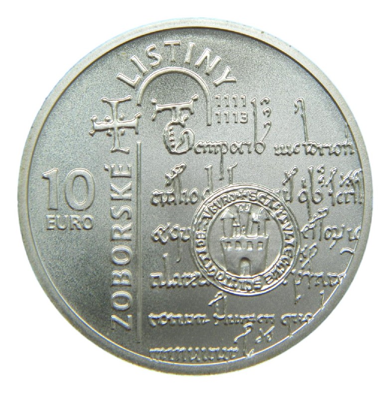 2011 - ESLOVAQUIA - 10 EURO - ZOBORSKE - PLATA