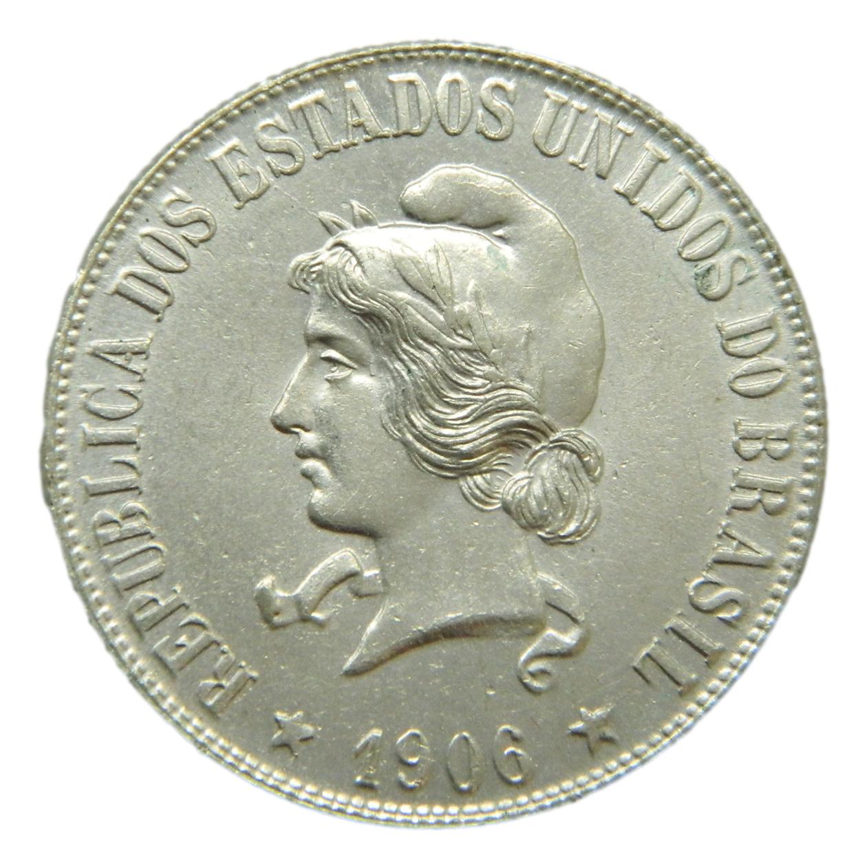 1906 - BRASIL - 2000 REIS - PLATA