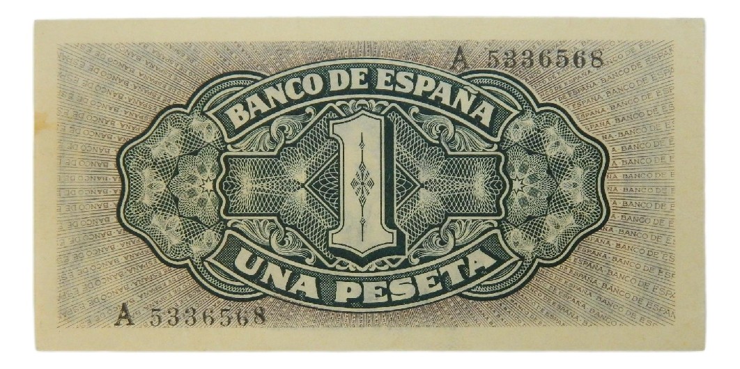 1940 - ESPAÑA - 1 PESETA - SANTA MARIA - BILLETE - BC