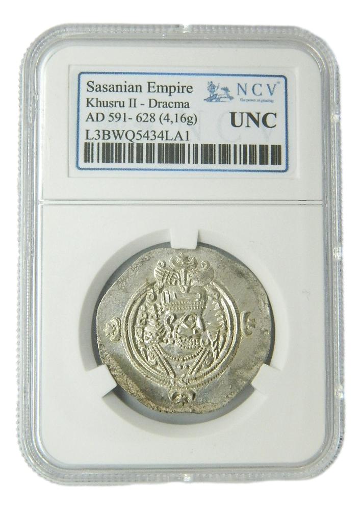 IMPERIO SASANIDA - DRACMA - KHUSRU II - AD 591-628 - NCV
