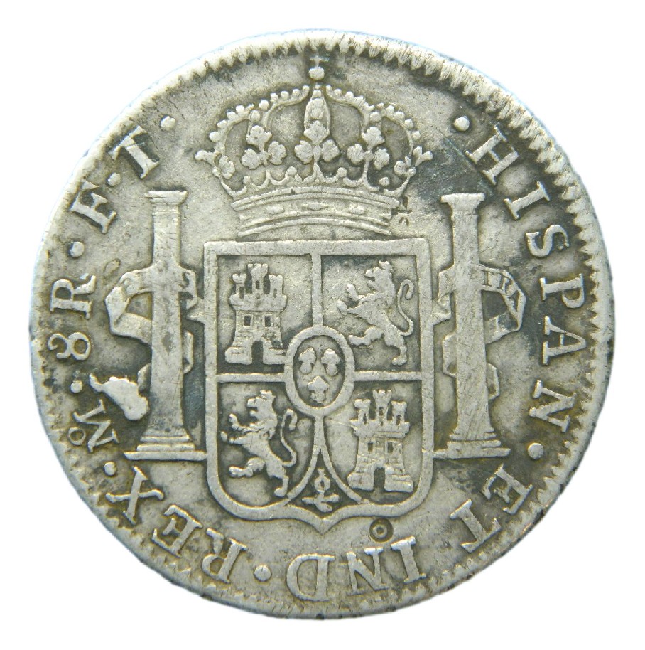 1803 FT - CARLOS IV - 8 REALES - MEXICO - PLATA