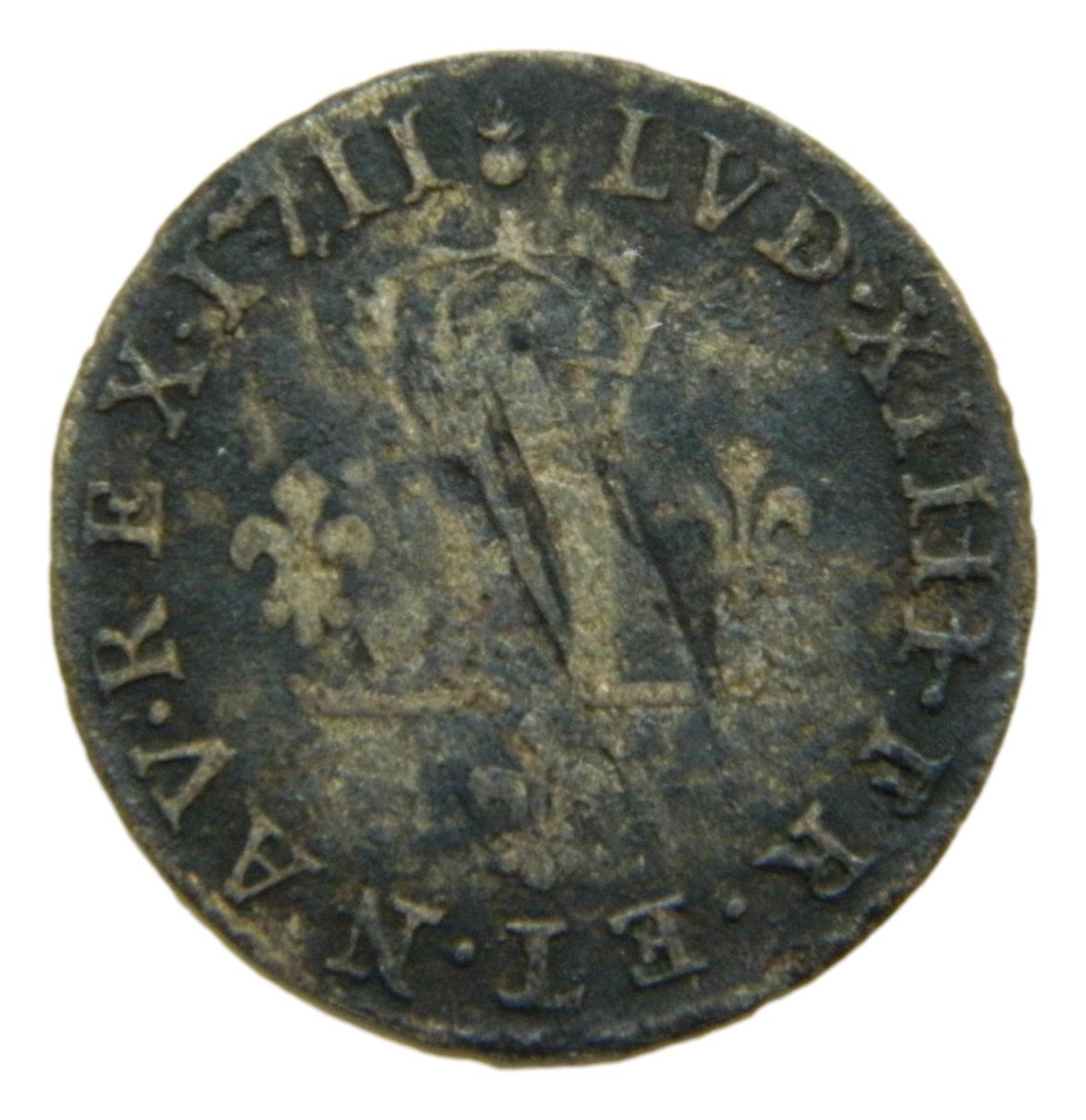 1711 AA - FRANCIA - 15 DENIERS - LOUIS XIV - BILLON - BC - S9/421