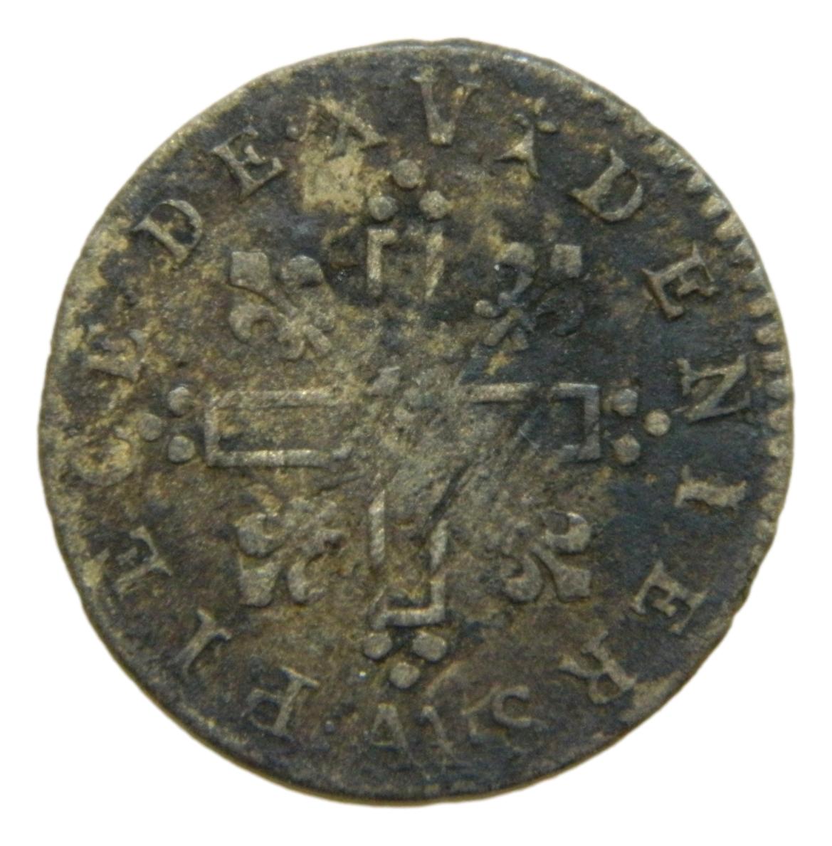1711 AA - FRANCIA - 15 DENIERS - LOUIS XIV - BILLON - BC - S9/421