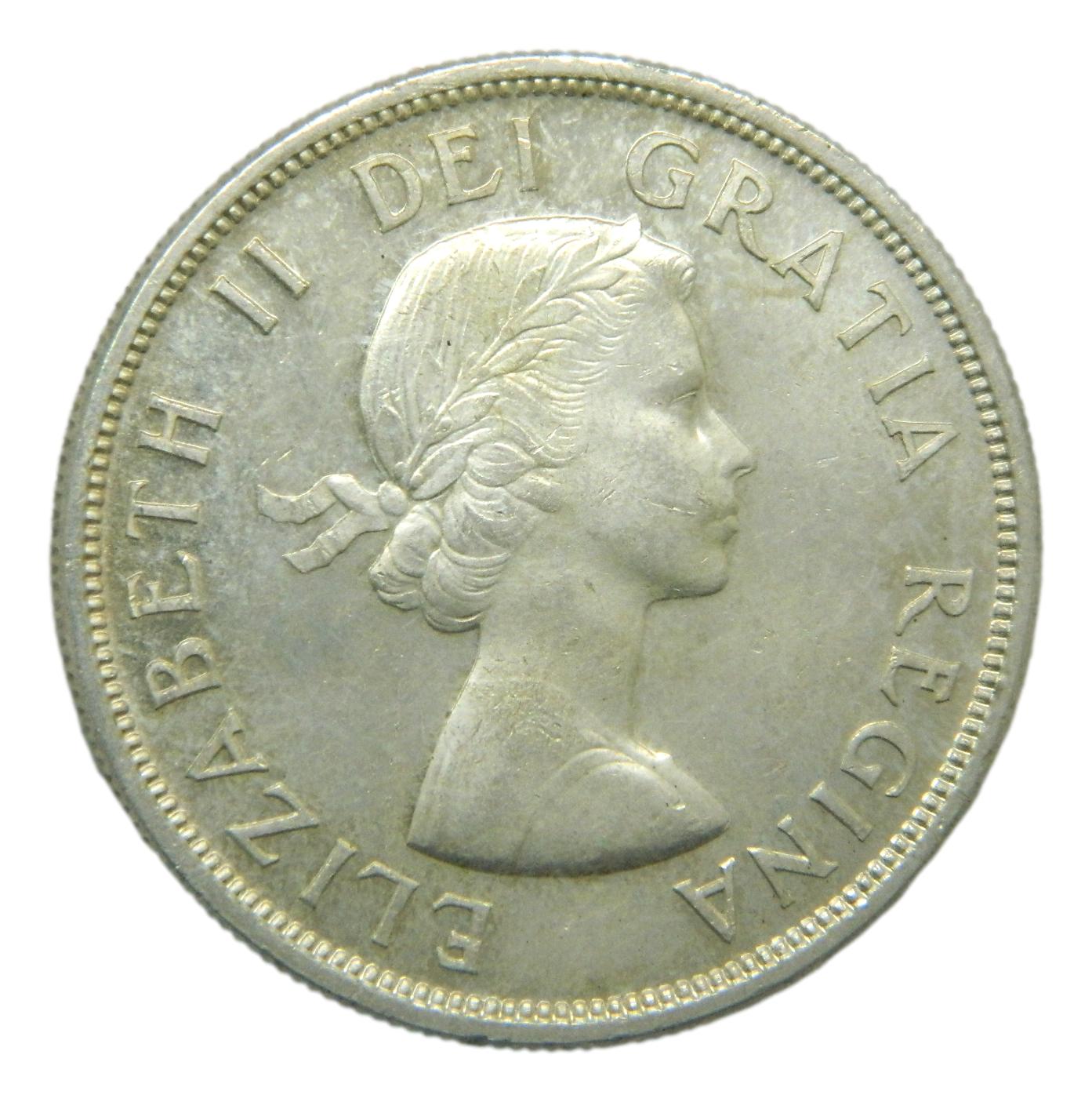 1960 - CANADA - DOLLAR - ELIZABETH II - PLATA