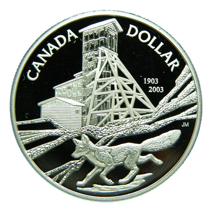 2003 - CANADA - DOLLAR - MINERIA DE COBALTO - PLATA 