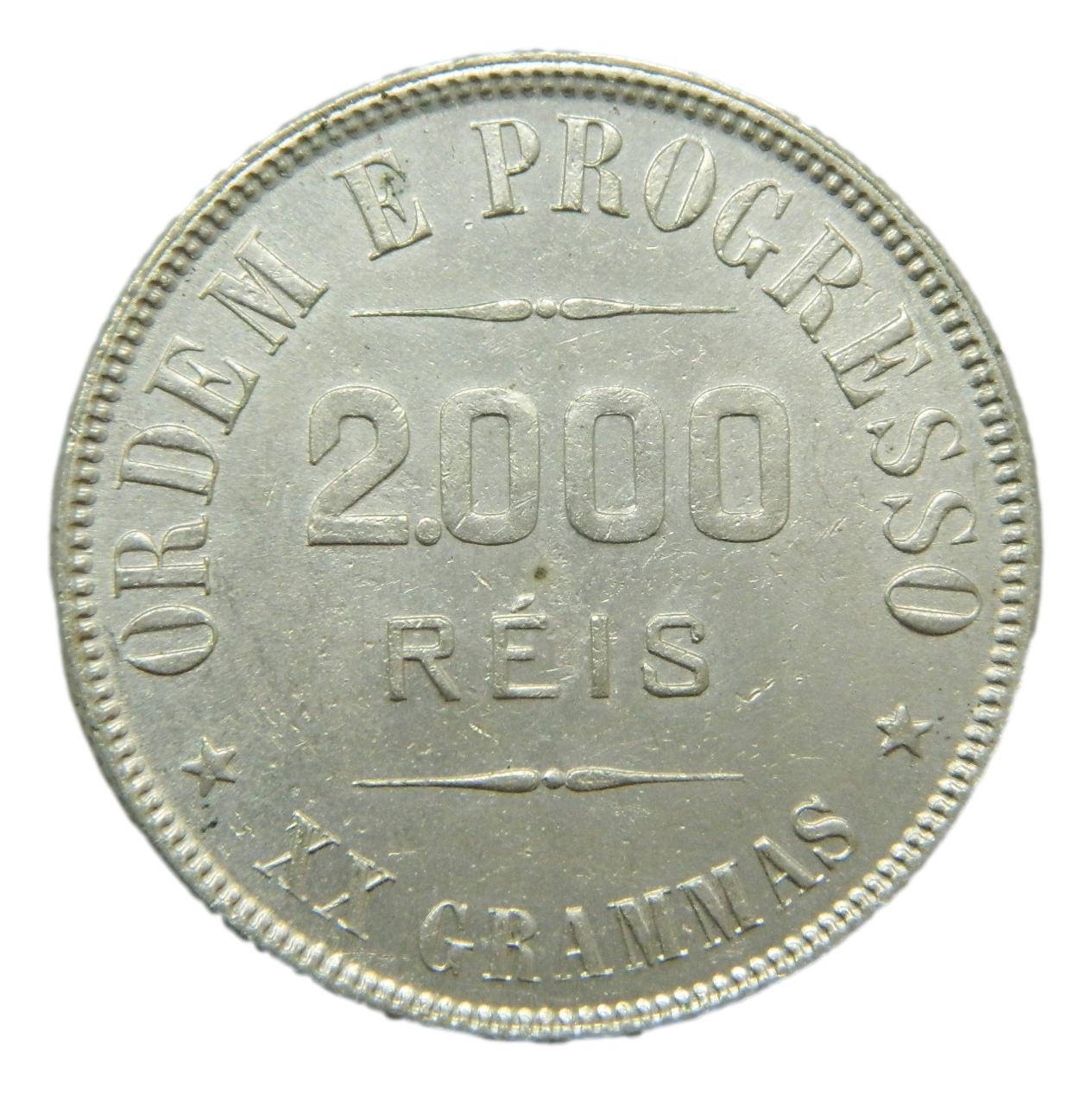 1906 - BRASIL - 2000 REIS - PLATA