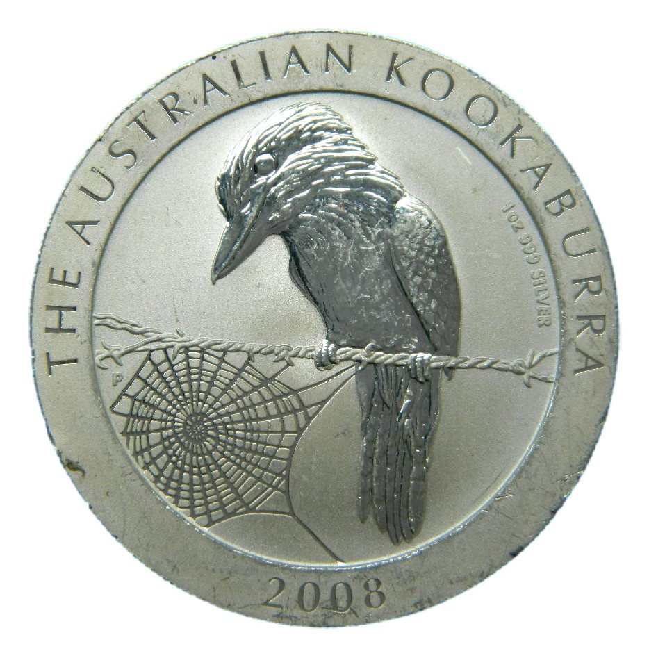 2008 - AUSTRALIA - 1 DOLLAR - KOOKABURRA - PLATA
