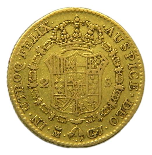 1819 GJ - FERNANDO VII - 2 ESCUDOS - MADRID - BC