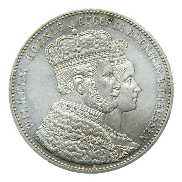 1861 A - ALEMANIA - THALER - PRUSIA - GUILLERMO I - SC