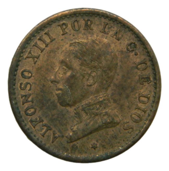 1911 - ALFONSO XIII - 1 CENTIMO - PCV - MBC+