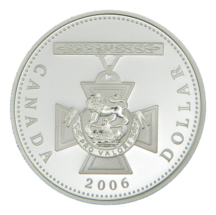 2006 - CANADA - DOLAR - 150 ANIVERSARIO CRUZ VICTORIA