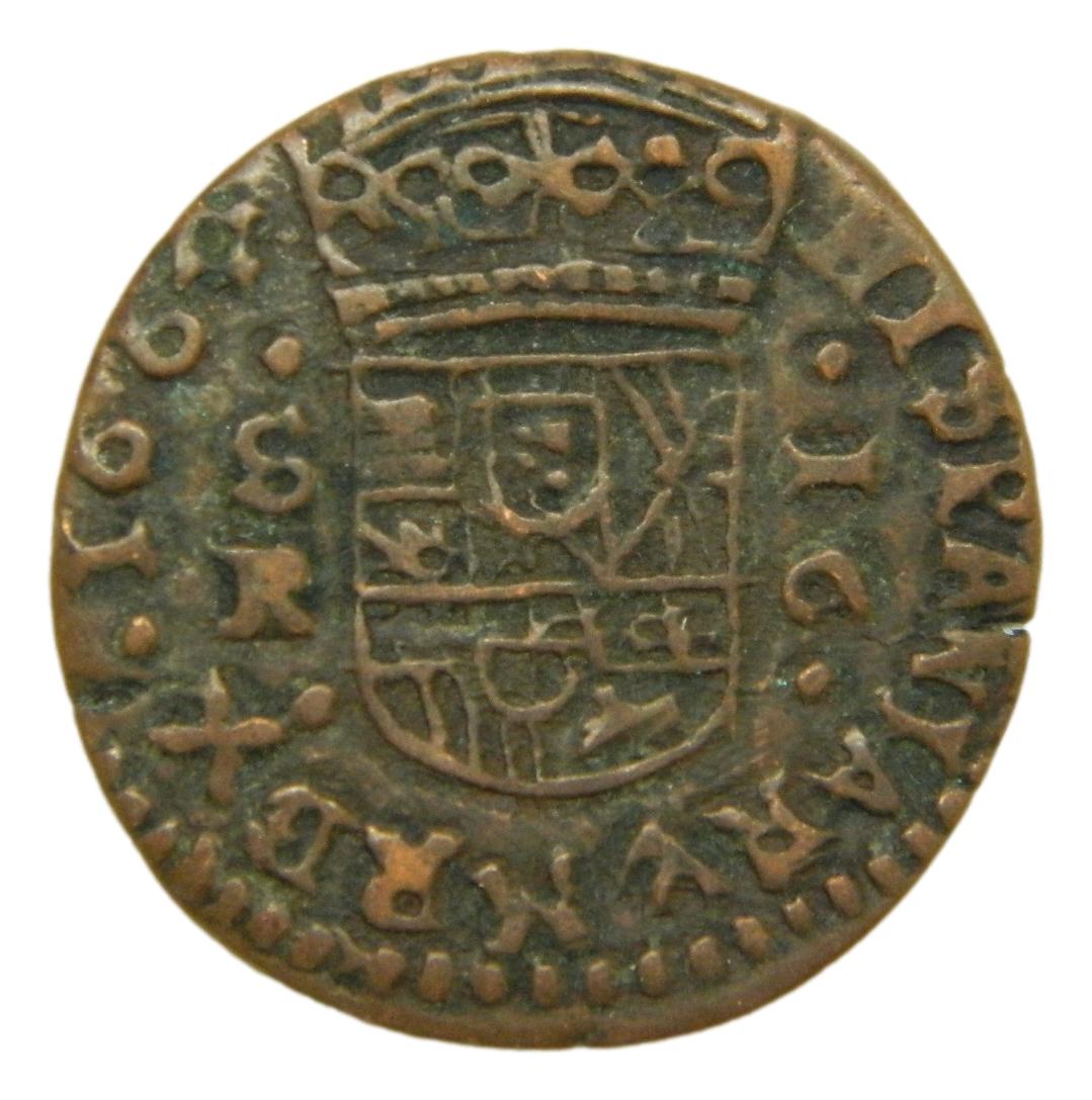 1662 R - FELIPE IV -  16 MARAVEDIS - SEVILLA