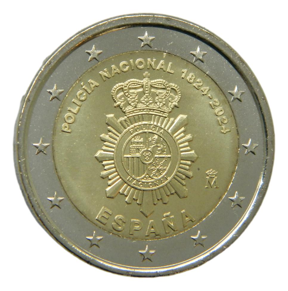 2024 - ESPAÑA - 2 EUROS - POLICIA NACIONAL