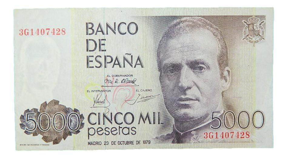 1979 - ESPAÑA - BILLETE - 5000 PESETAS - JUAN CARLOS I 