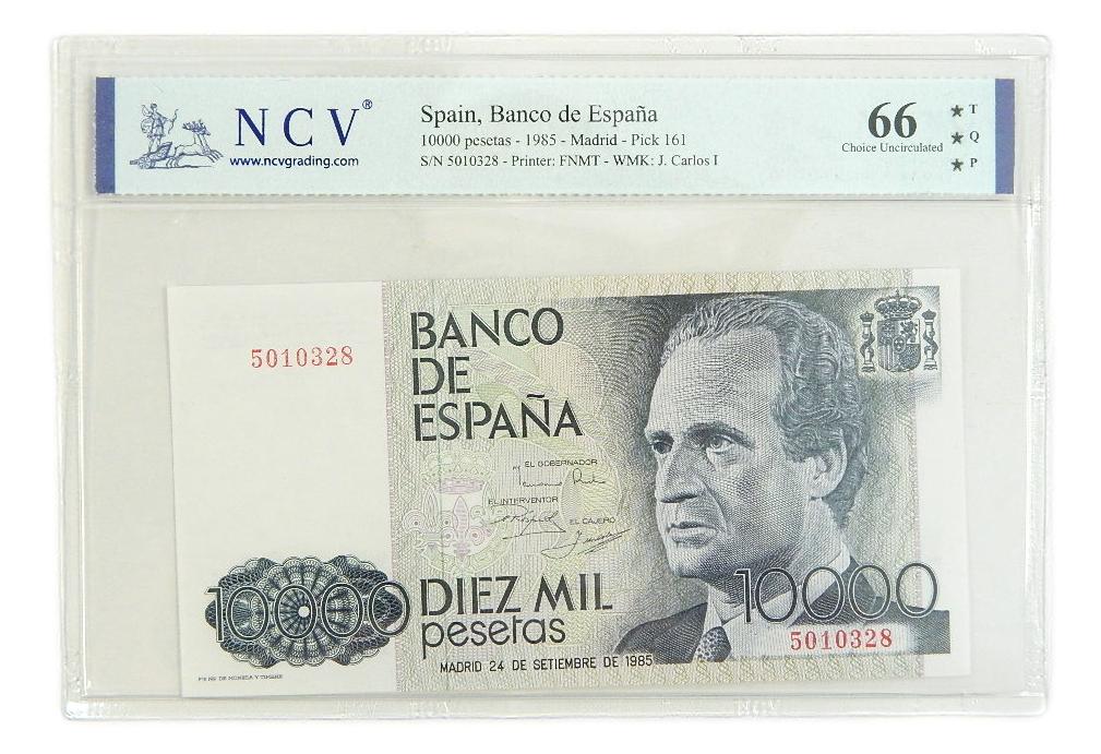 1985 - ESPAÑA - BILLETE - 10000 PESETAS - MADRID - NCV 66