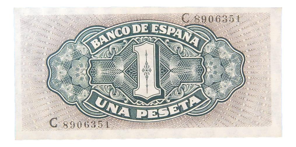 1940 - ESPAÑA - BILLETE - 1 PESETA - SANTA MARIA - EBC