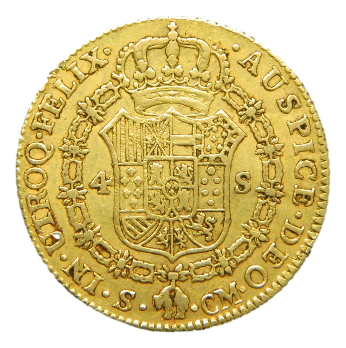 1787 CM - CARLOS III - 4 ESCUDOS - SEVILLA - MBC-