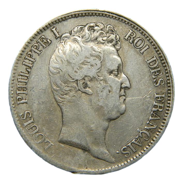 1831 MA - FRANCIA - 5 FRANCS - MARSELLA