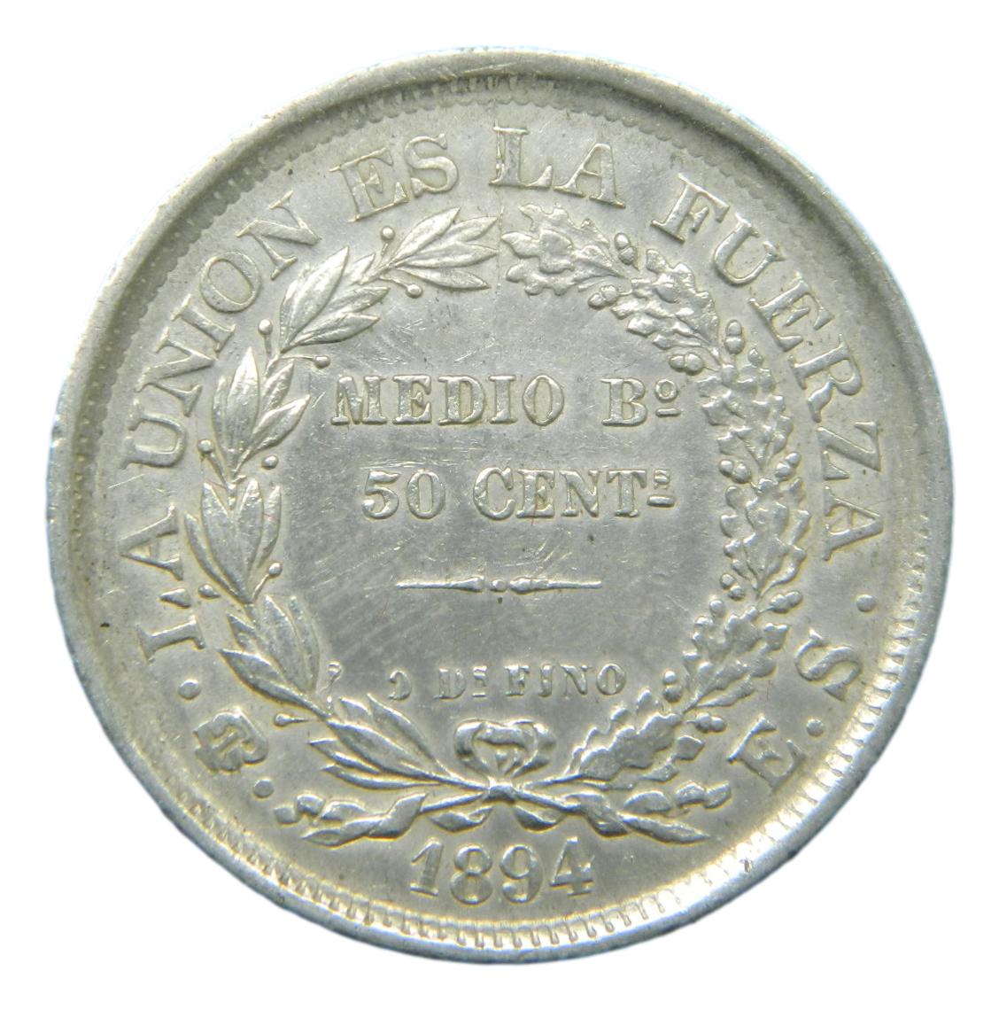 1894 ES - BOLIVIA - 50 CENTAVOS - POTOSI