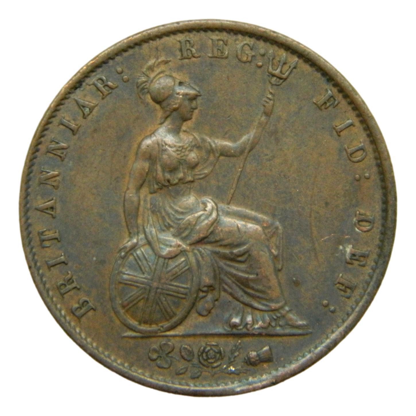 1853 - GRAN BRETAÑA - 1/2 PENNY - VICTORIA - S6