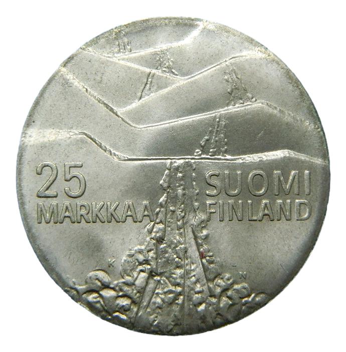 1978 - FINLANDIA - 25 MARKKAA - PLATA- LAHTI