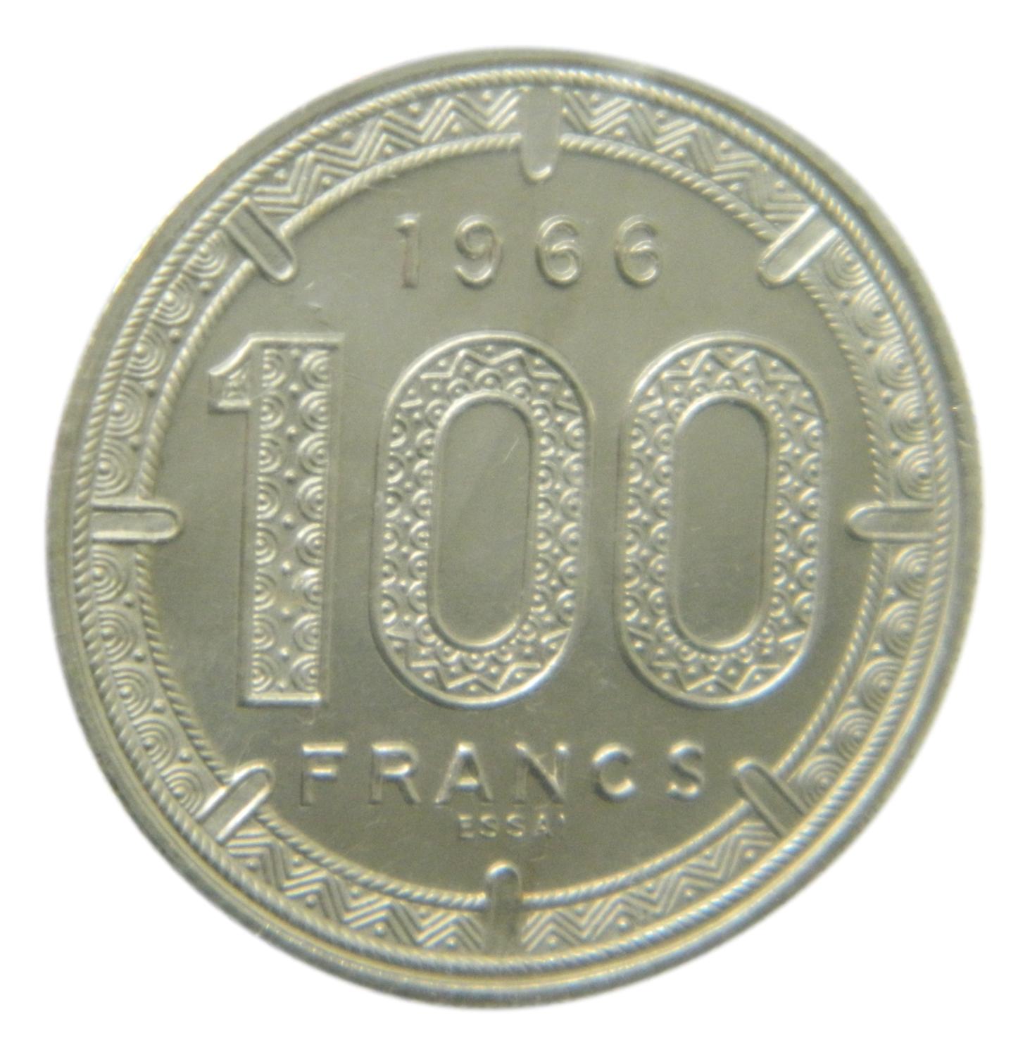 1966 - CAMERUN - 100 FRANCOS - SC - S6