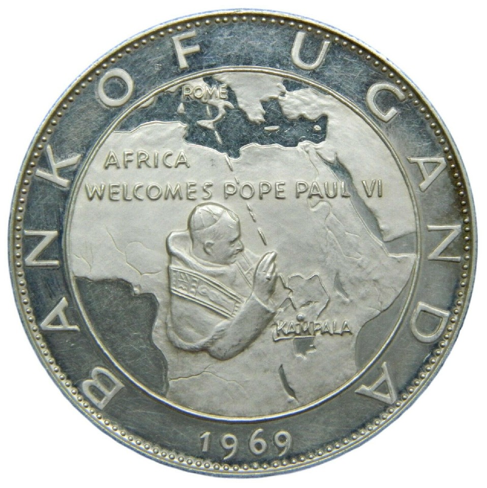 1970 - UGANDA - 20 SHILLINGS - PAUL VI