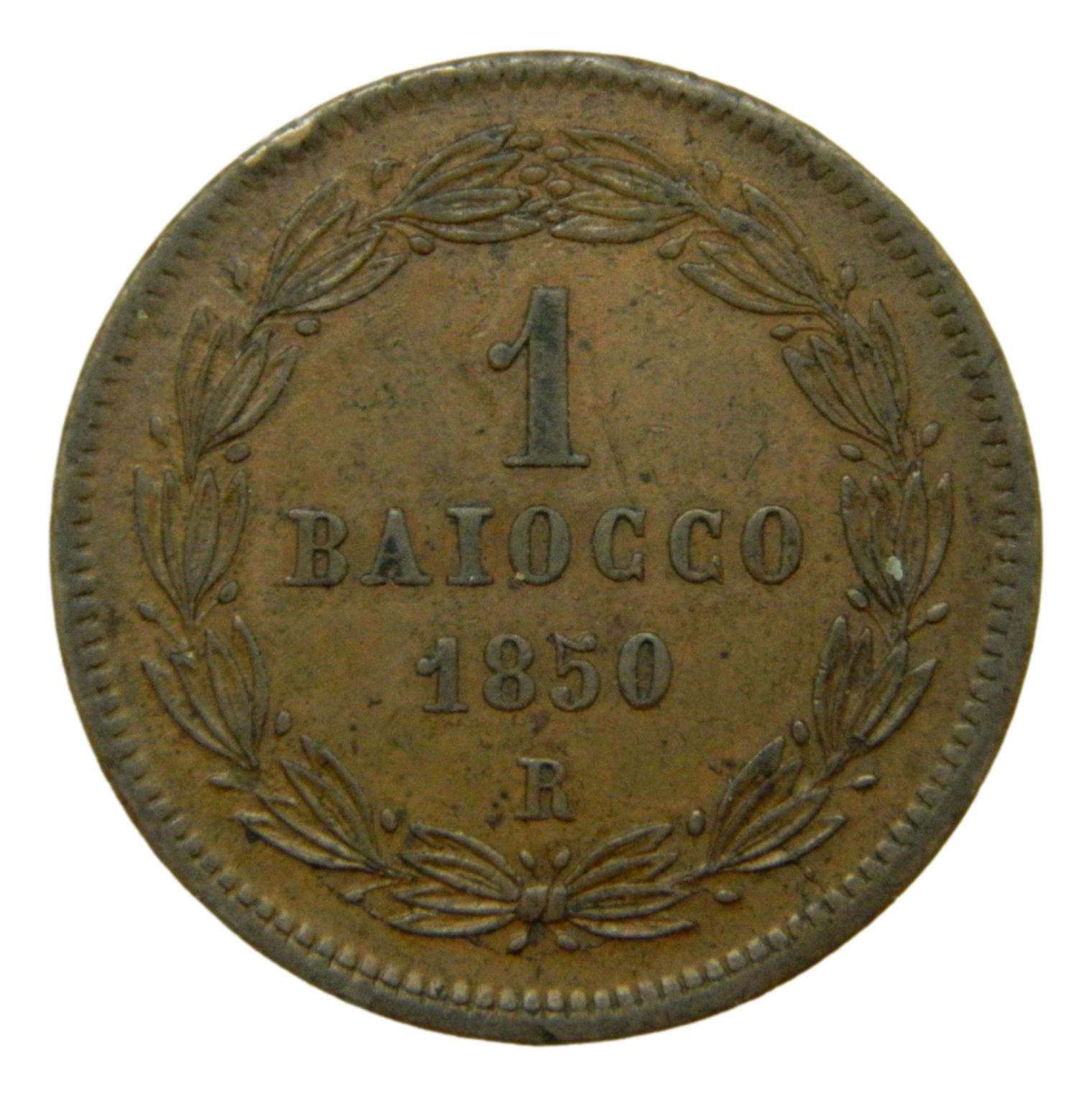 1850 - ESTADOS ITALIANOS - BAIOCCO - ESTADOS PAPALES - S6