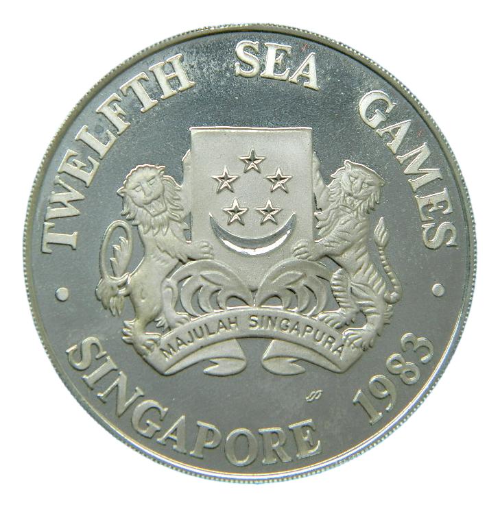 1983 - SINGAPUR - 5 DOLARES - TWELFTH SEA GAMES
