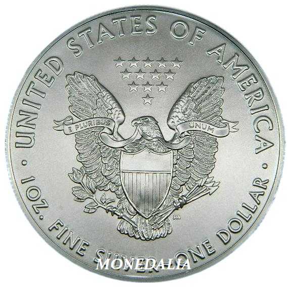 1992 - USA - 1 DOLLAR - 1 ONZA PLATA - LIBERTY
