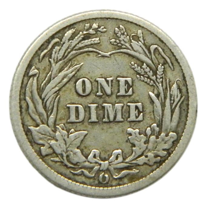 1903 O - USA - 1 DIME - BARBER DIME - PLATA
