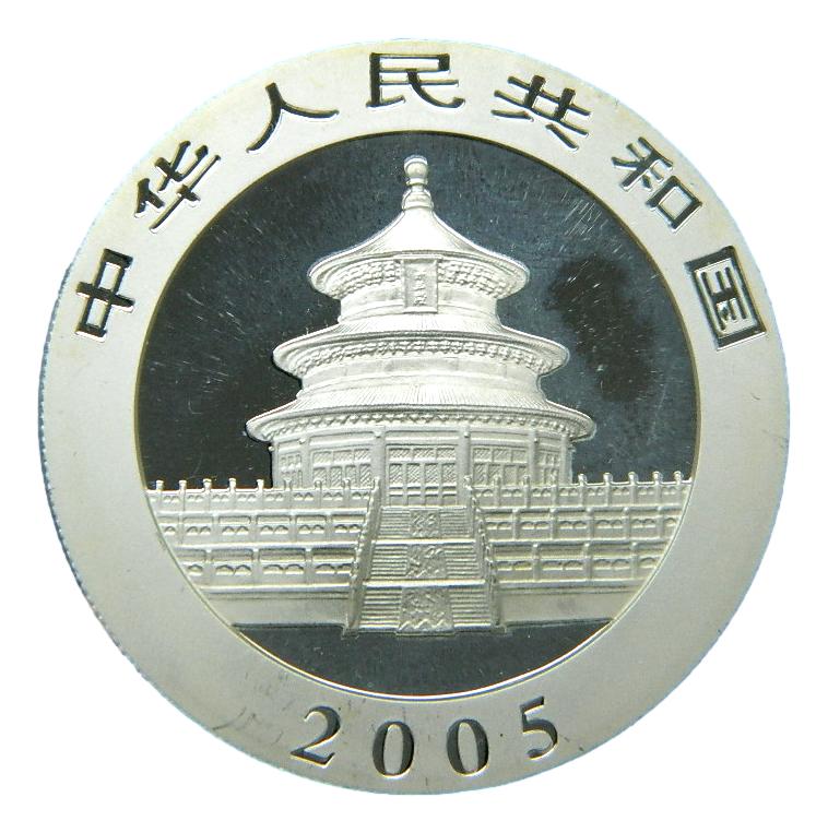 2005 - CHINA - 10 YUAN -  PANDA - ONZA PLATA 