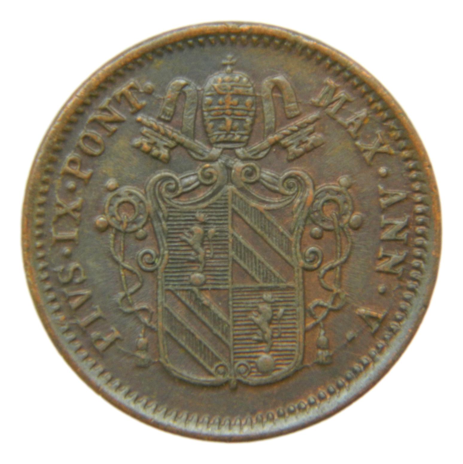 1851 - ESTADOS ITALIANOS - BAIOCCO - ESTADOS PAPALES - S6