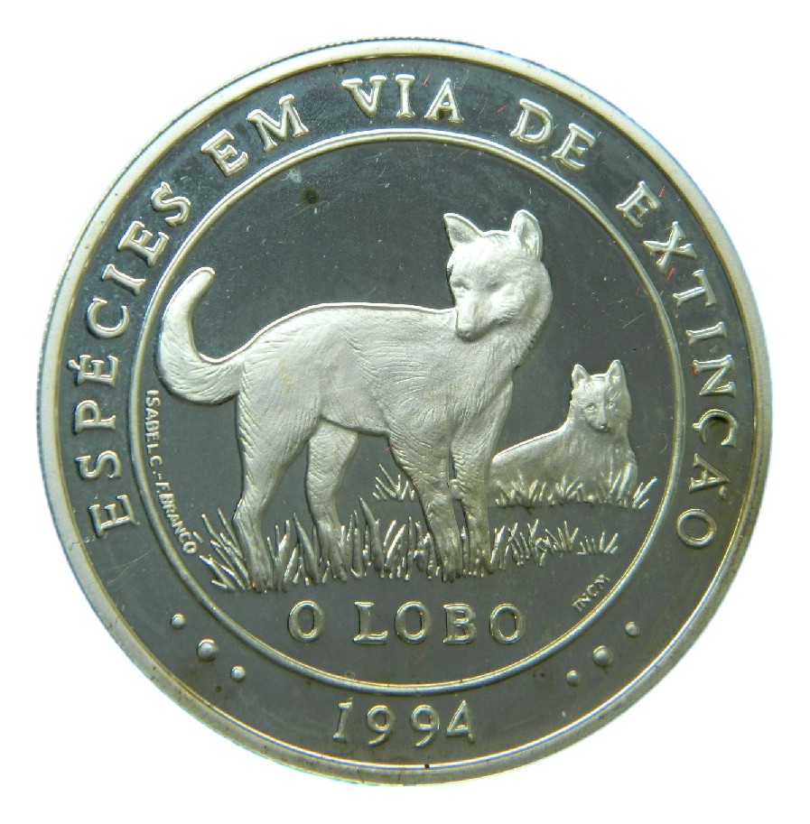 1994 - PORTUGAL - 1000 ESCUDOS - PLATA - LOBO