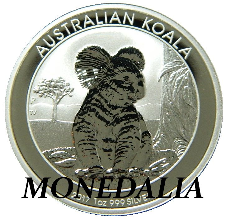 2017 - AUSTRALIA - KOALA - 1 ONZA PLATA 