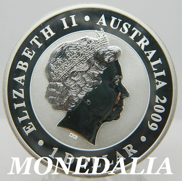 2009 - AUSTRALIA - KOALA - 1 DOLLAR - 1 ONZA PLATA FINA