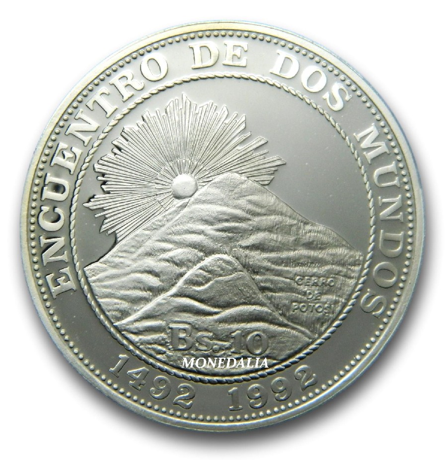 1991 - BOLIVIA - 10 BOLIVIANOS - IBEROAMERICANA 