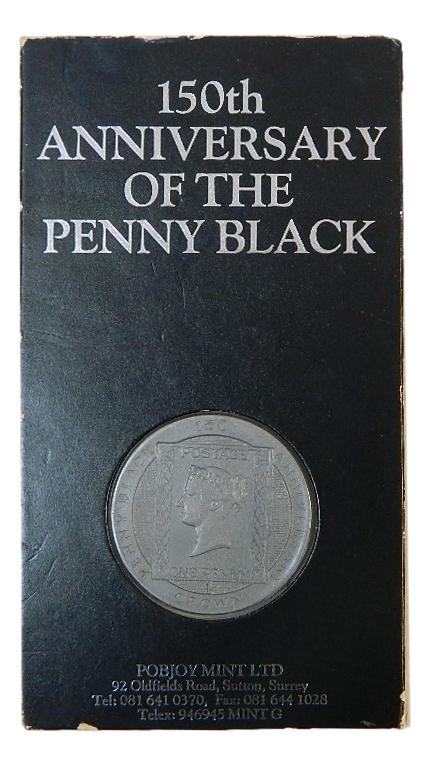 1990 - ISLA DE MAN - PENNY - BLACK CROWN