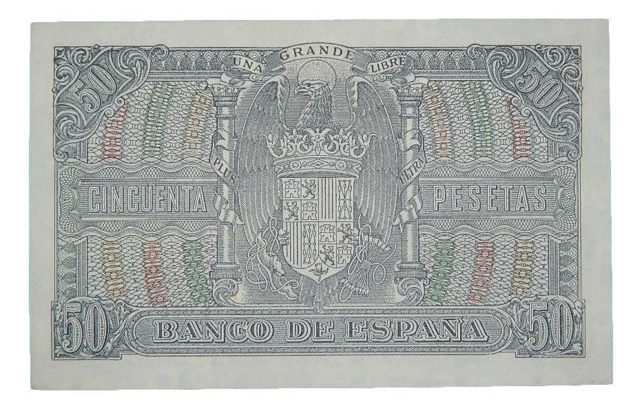 1940 - ESPAÑA - 50 PESETAS - MENDEZ PELAYO - EBC-