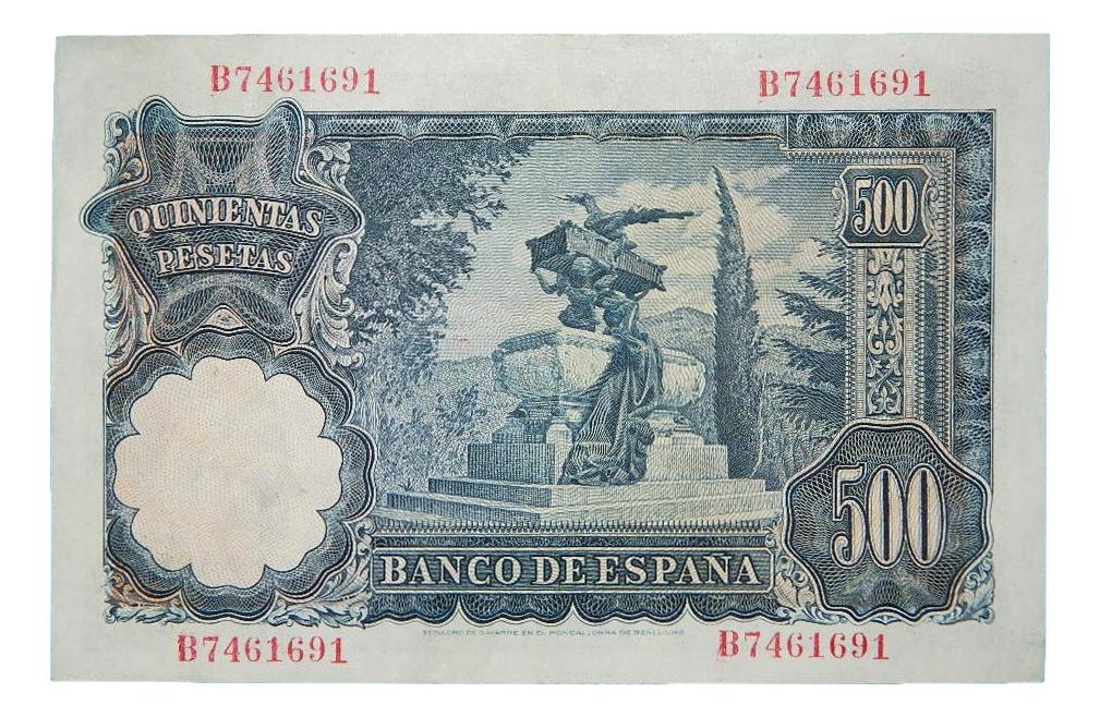 1951 -  500 PESETAS - MARIANO BENLLIURE - EBC