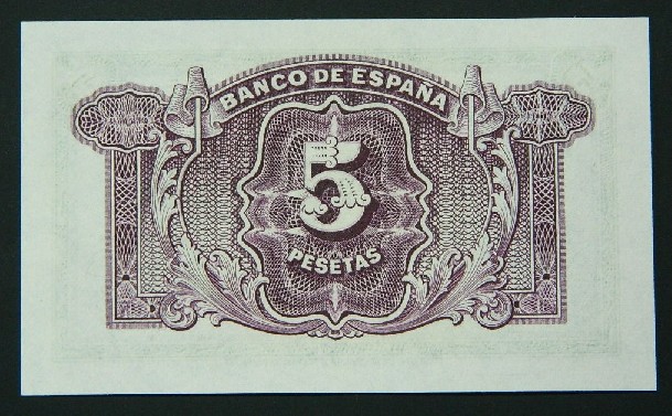 1935 - ESPAÑA - 5 PESETAS - SERIE K - SC 