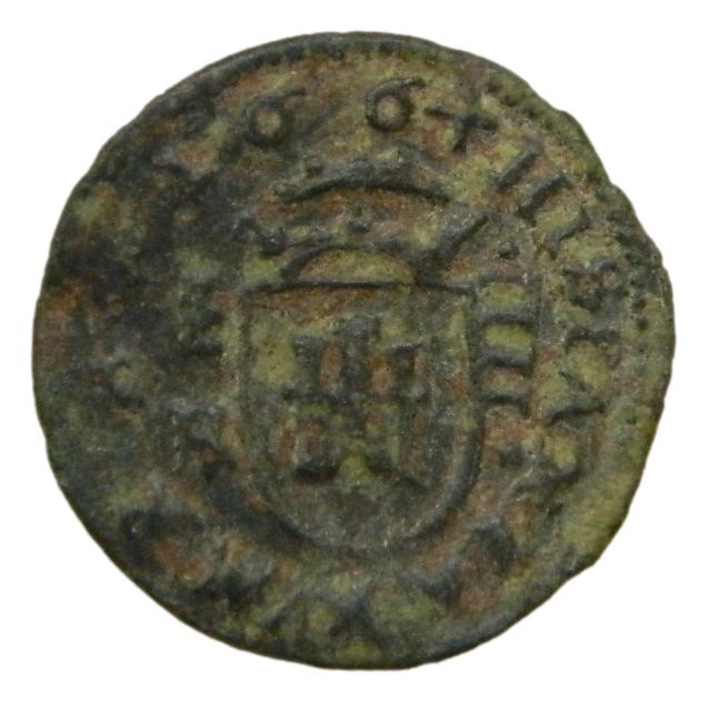 1664 R - FELIPE IV - 4 MARAVEDIS - SEGOVIA