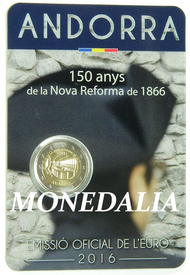 2016 - ANDORRA - 2 EUROS - NUEVA REFORMA
