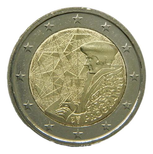 2022 - BELGICA - 2 EUROS - ERASMUS - SUELTA