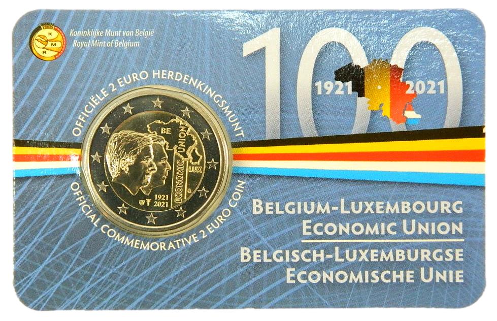 2021 - BELGICA - 2 EURO - CONSTITUCION - HOLANDES