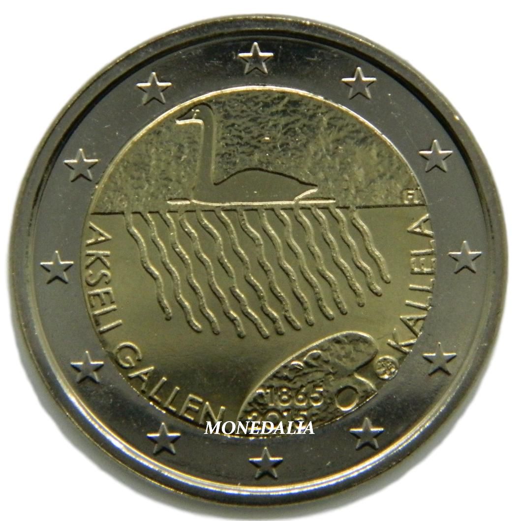 2015 - FINLANDIA - 2 EUROS - AKSELI GALLEN KALLELA