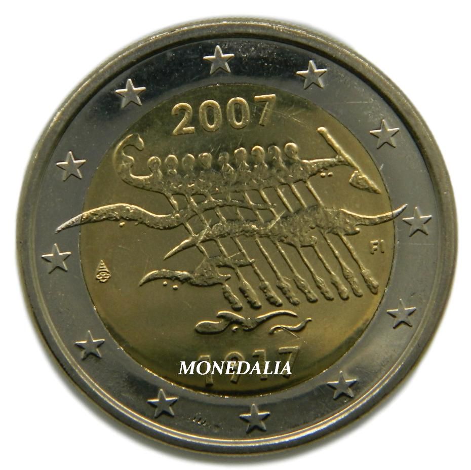 2007 - FINLANDIA - 2 EURO - INDEPENDENCIA