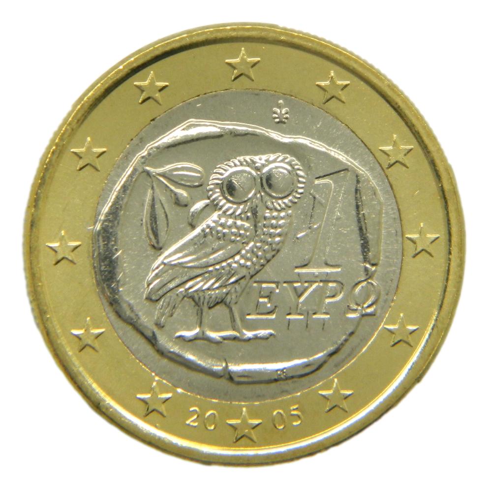 2005 - GRECIA - 1 EURO - BUHO